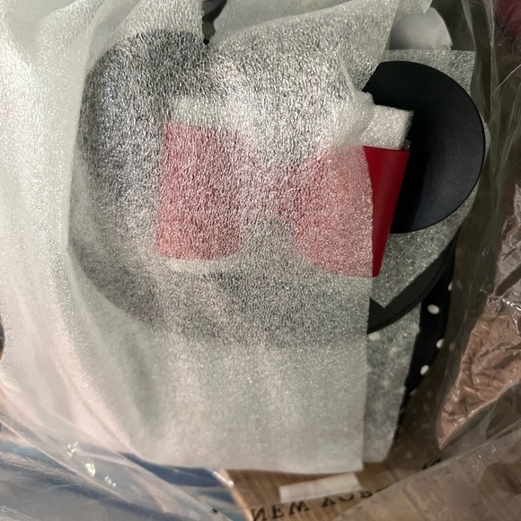 NWT Disney X Kate Spade New York Minnie Mouse Polka Dot Black White Red Backpack - Picture 9 of 11